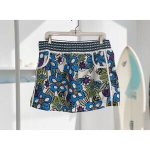 Athleta Women’s Floral Print Boogie Board Swim Skirt | Size Large